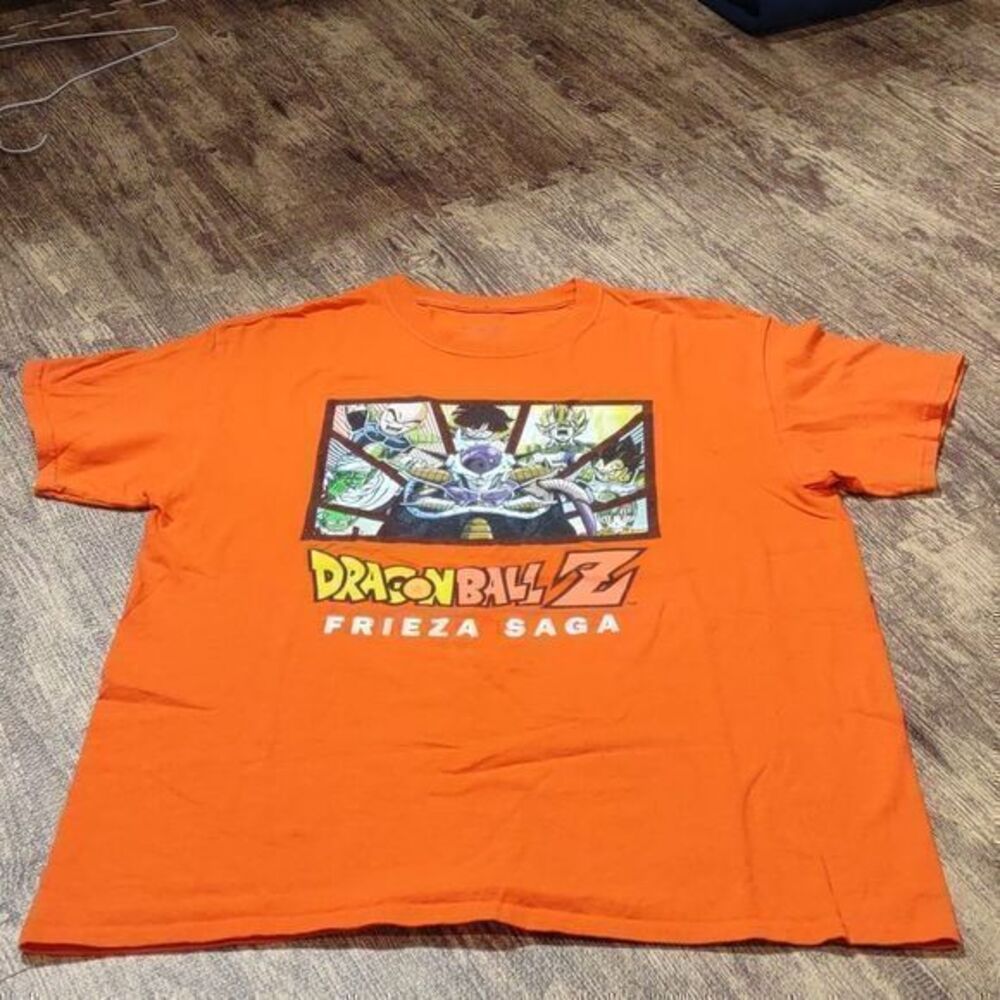 Dragon Ball‎ Z Frieza Saga T-Shirt Orange Sz L - Picture 2 of 10